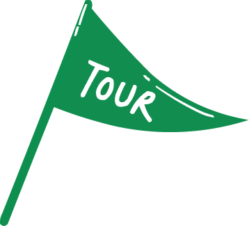 Human-centered travel icon